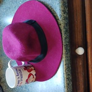 Red Hat and Red Hat Mug  2 Items.